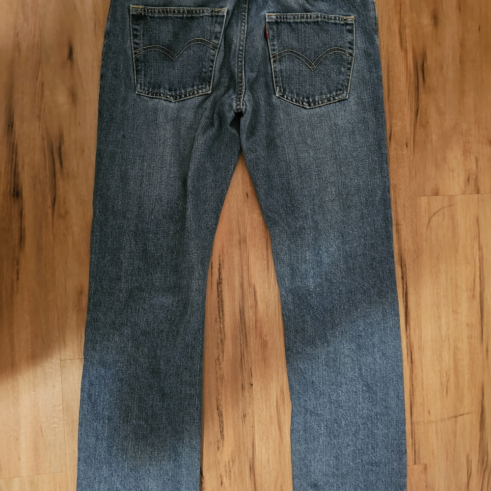 Levi's Blue Straight Leg Jeans Classic Denim